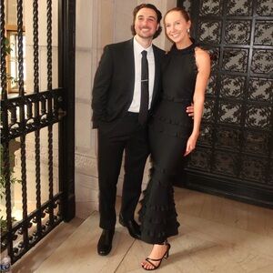 Elliatt Theatrical Gown Dress - Size: XS - Color: Black